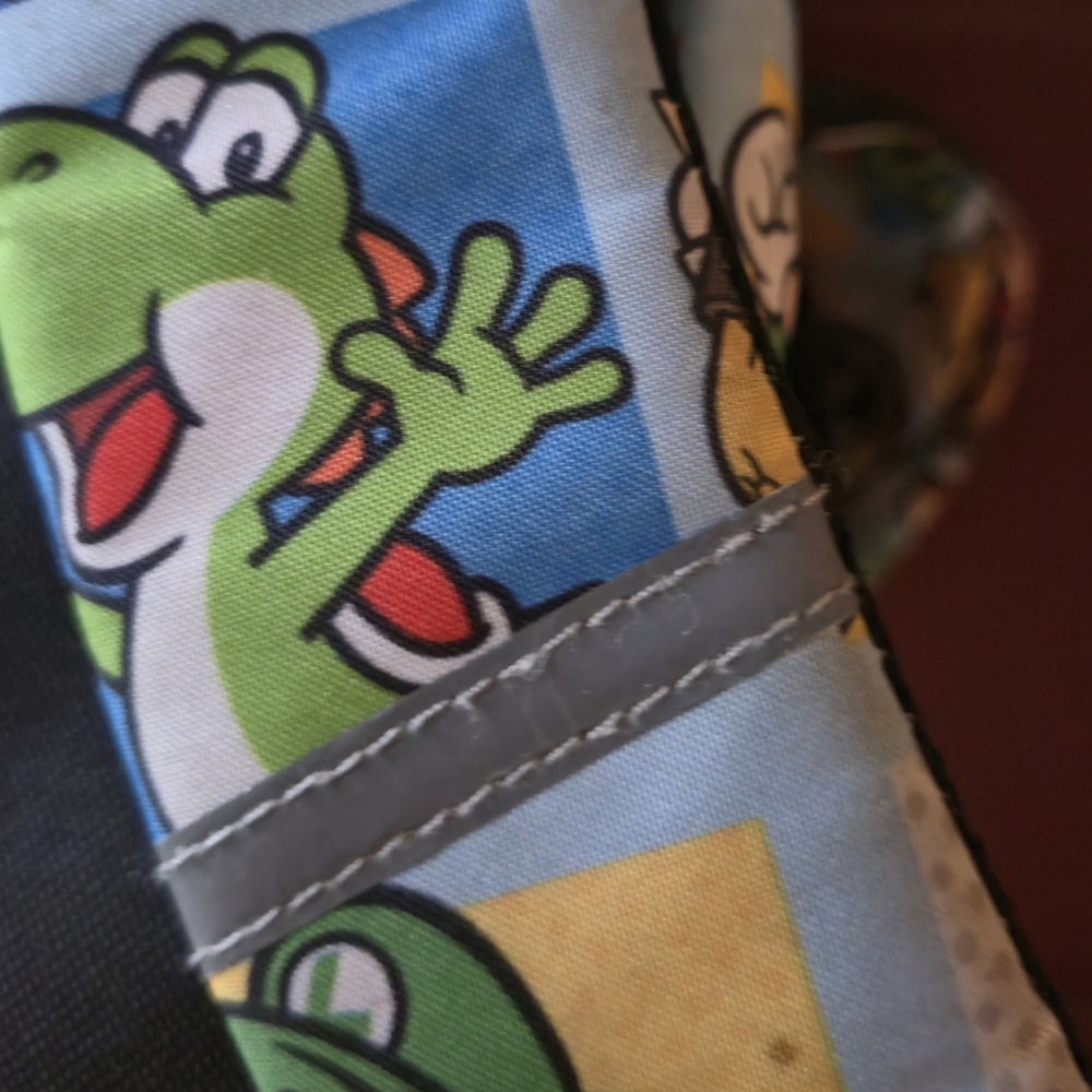 Nintendo Super Mario Character Grid AOP Backpack School Travel Bag One Size - Picture 10 of 16